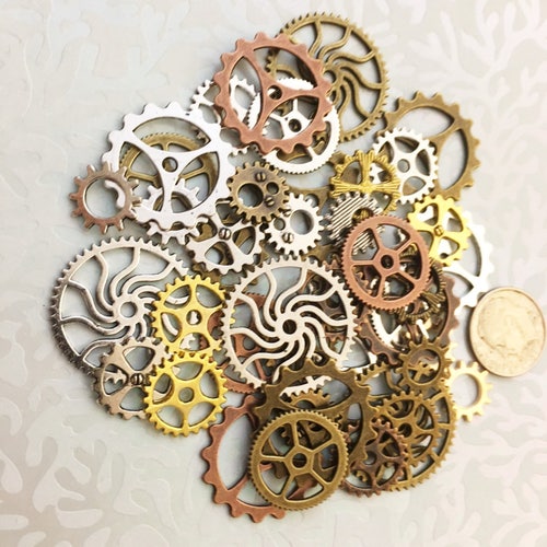 Silver Gold Bronze Copper Vintage Clock Watch Parts Steam Punk | Etsy