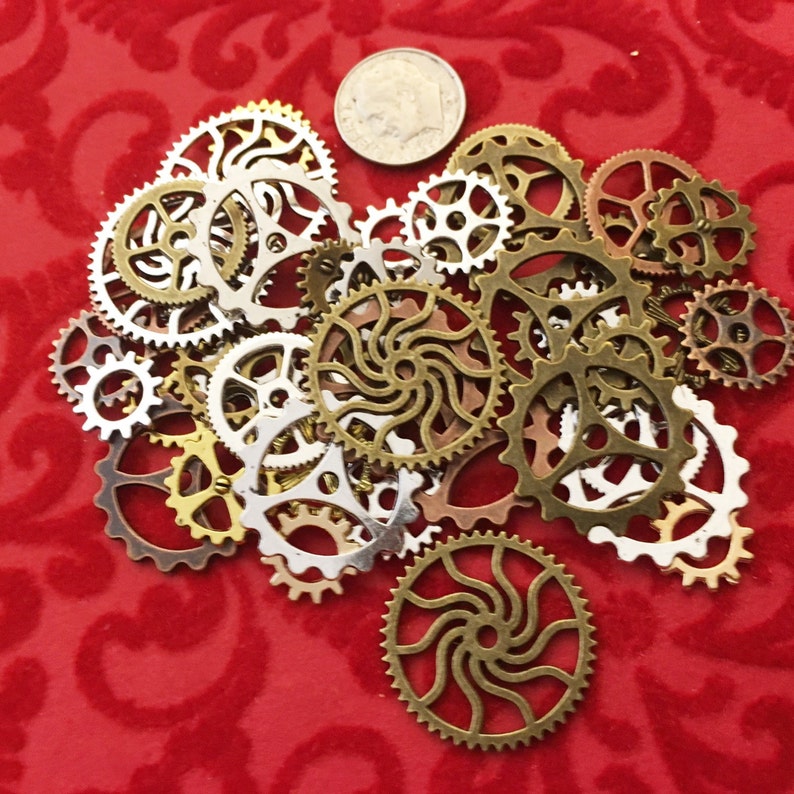 Steampunk Gears Cogs Sprocket Wheels Buttons Watch Parts Time - Etsy