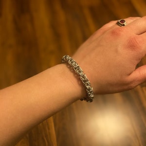 Aluminum Byzantine Bracelet