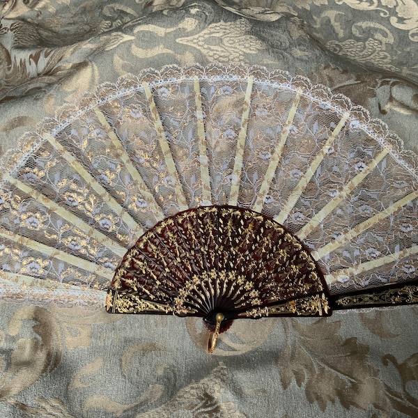 Vintage Hand Fan Etsy