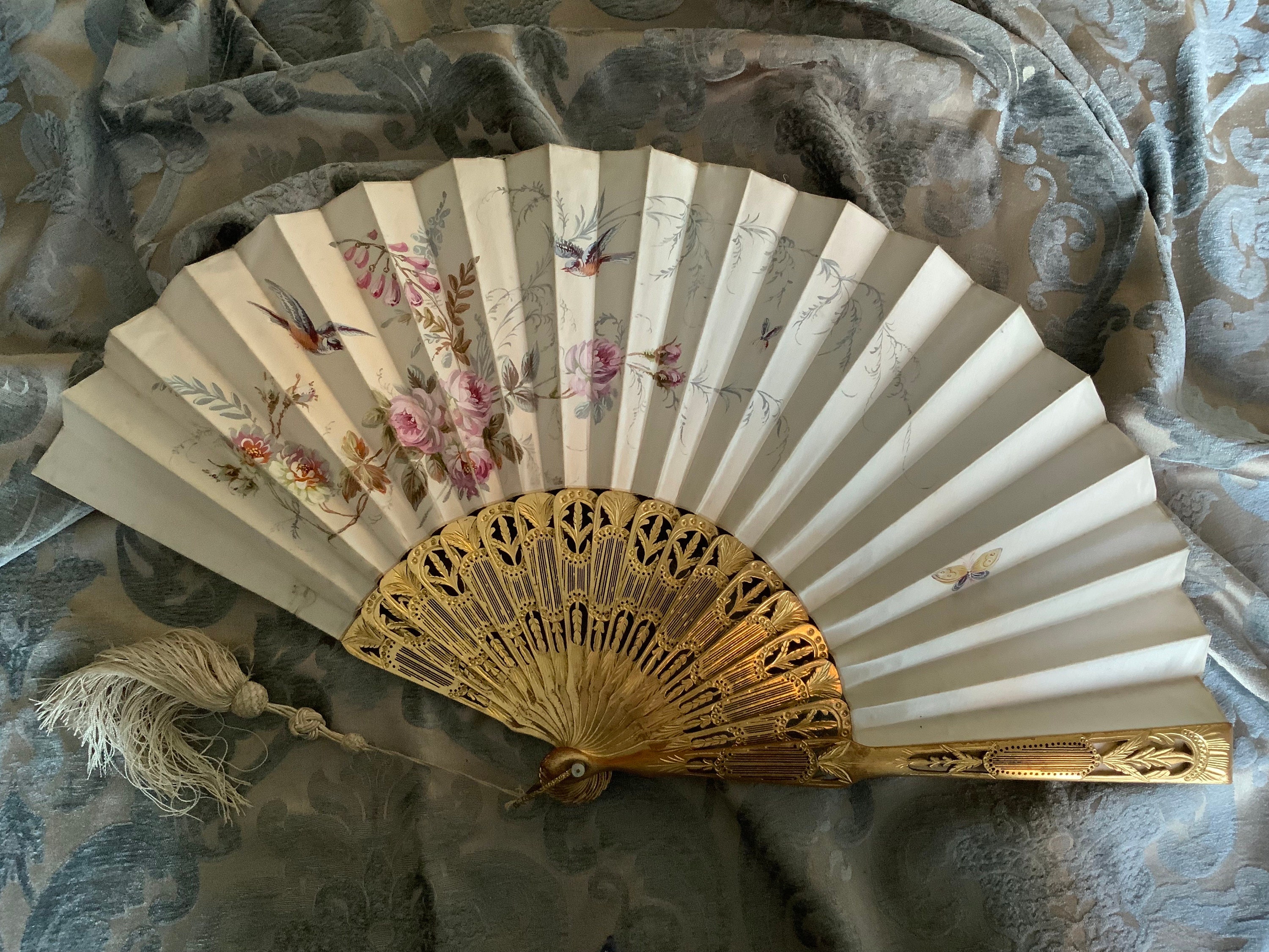 Vintage hand fans for sale new arrivals