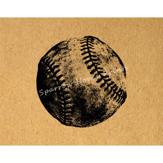 Baseball Antique Wall Art Sports Print Vintage Artwork With Etsy