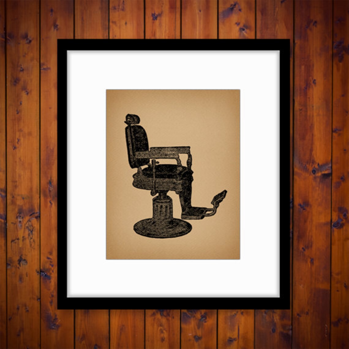 Antique Barbers Chair Wall Art Hair Salon Print Vintage | Etsy