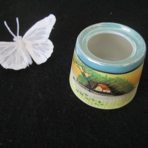 Vintage 1930&#39;s Lusterware Japanese Marked &quot;TA&quot; Made in Japan Small Condiment Jar // No Lid
