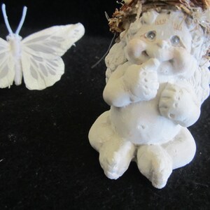 Vintage Dreamsicles angel 2.5&quot; tall figurine with floral crown