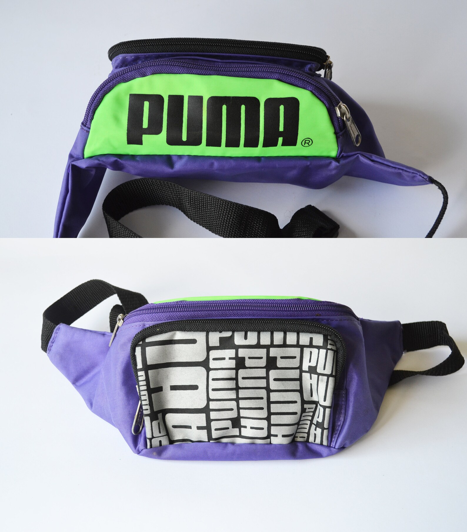 Vintage Waist Bag Puma 1990s Nylon Sport Fanny Pack Oldschool Etsy