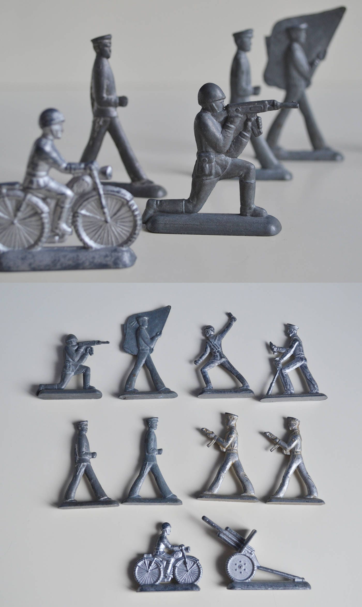 vintage tin soldiers