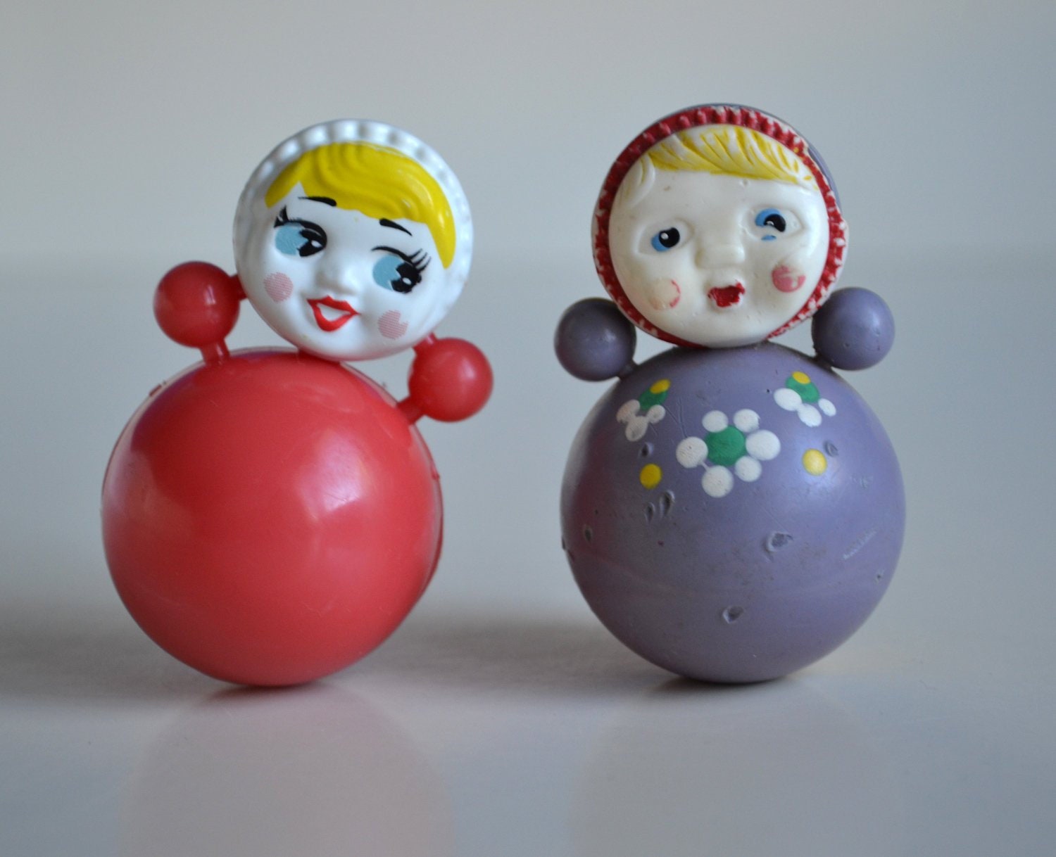 Tumbler Toys RolyPoly Dolls Weeble Wobble Dolls Vintage Etsy