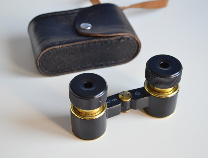 Theatre Binoculars Old Compact Binoculars Vintage Soviet Etsy