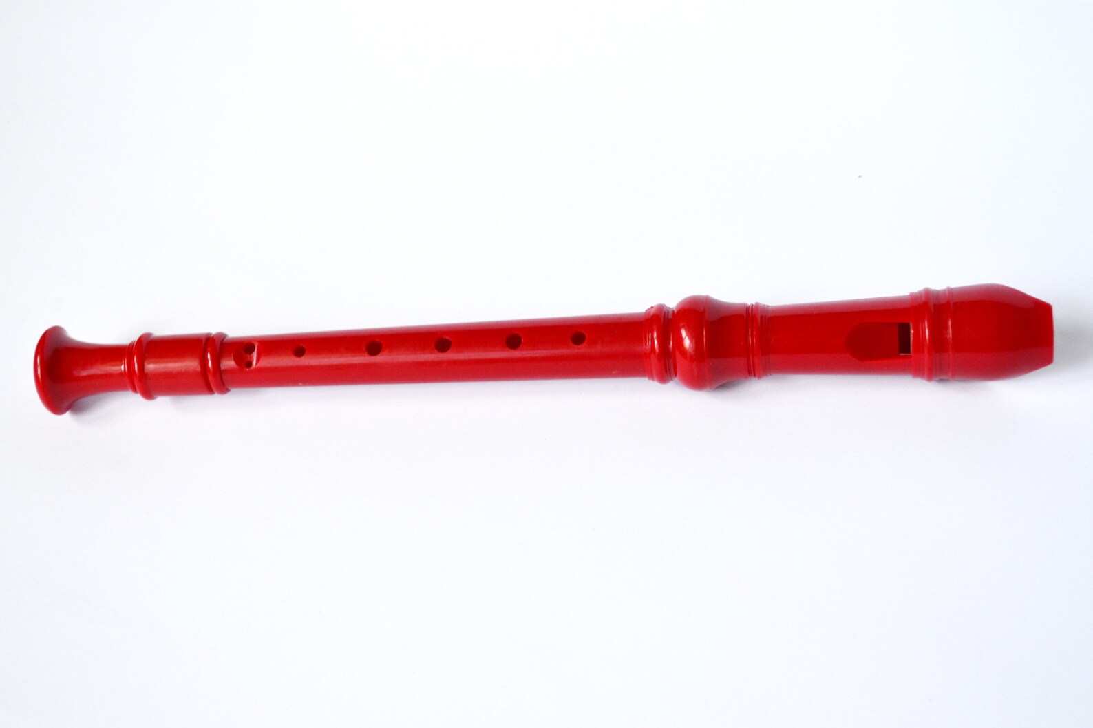 Flute Musical Instrument Red Flute Recorder 13 Etsy