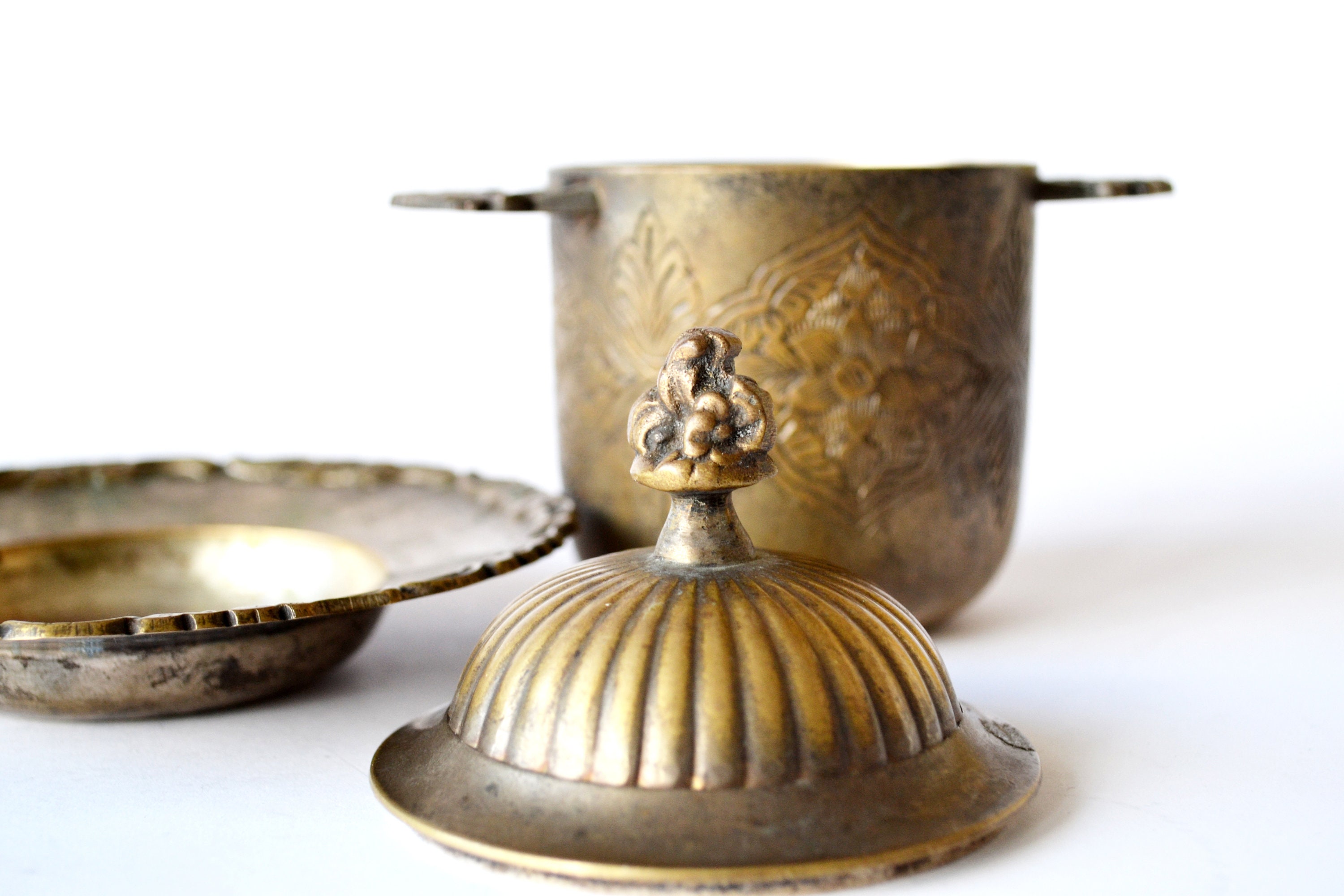 Vintage Sugar Container Metal Bowl Sugar Bowl Sugar Etsy