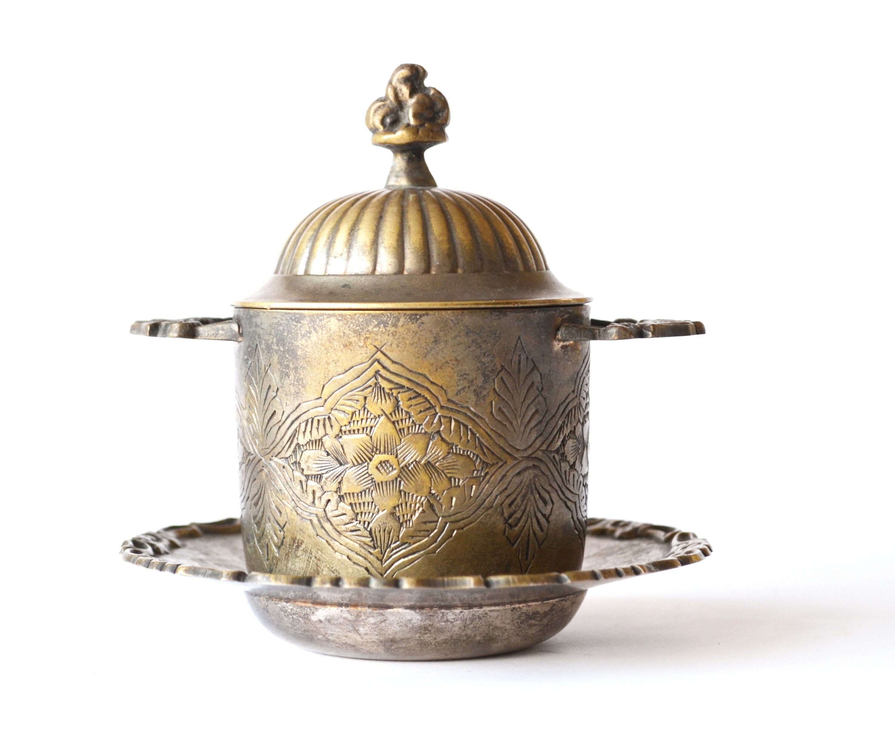 Vintage Sugar Container Metal Bowl Sugar Bowl Sugar Etsy