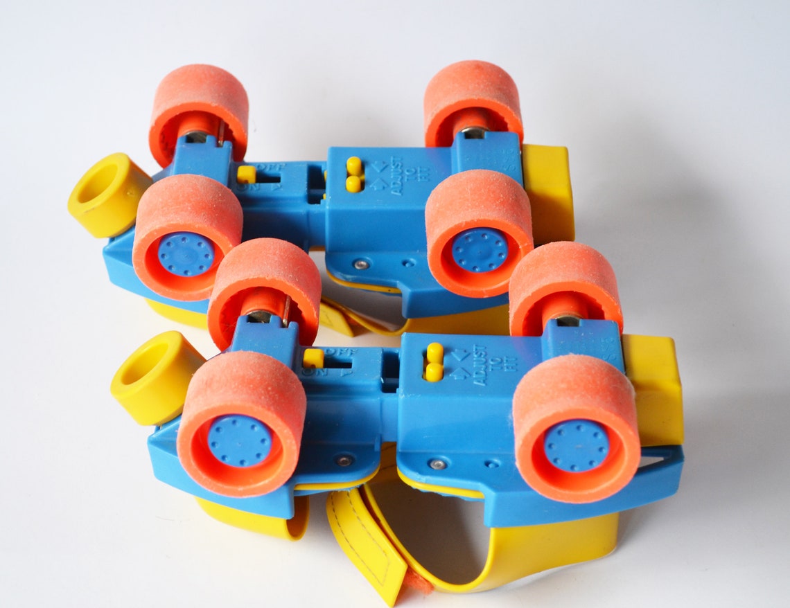 Vintage Fisher Price Roller Skates Grow With Me 1984 Etsy
