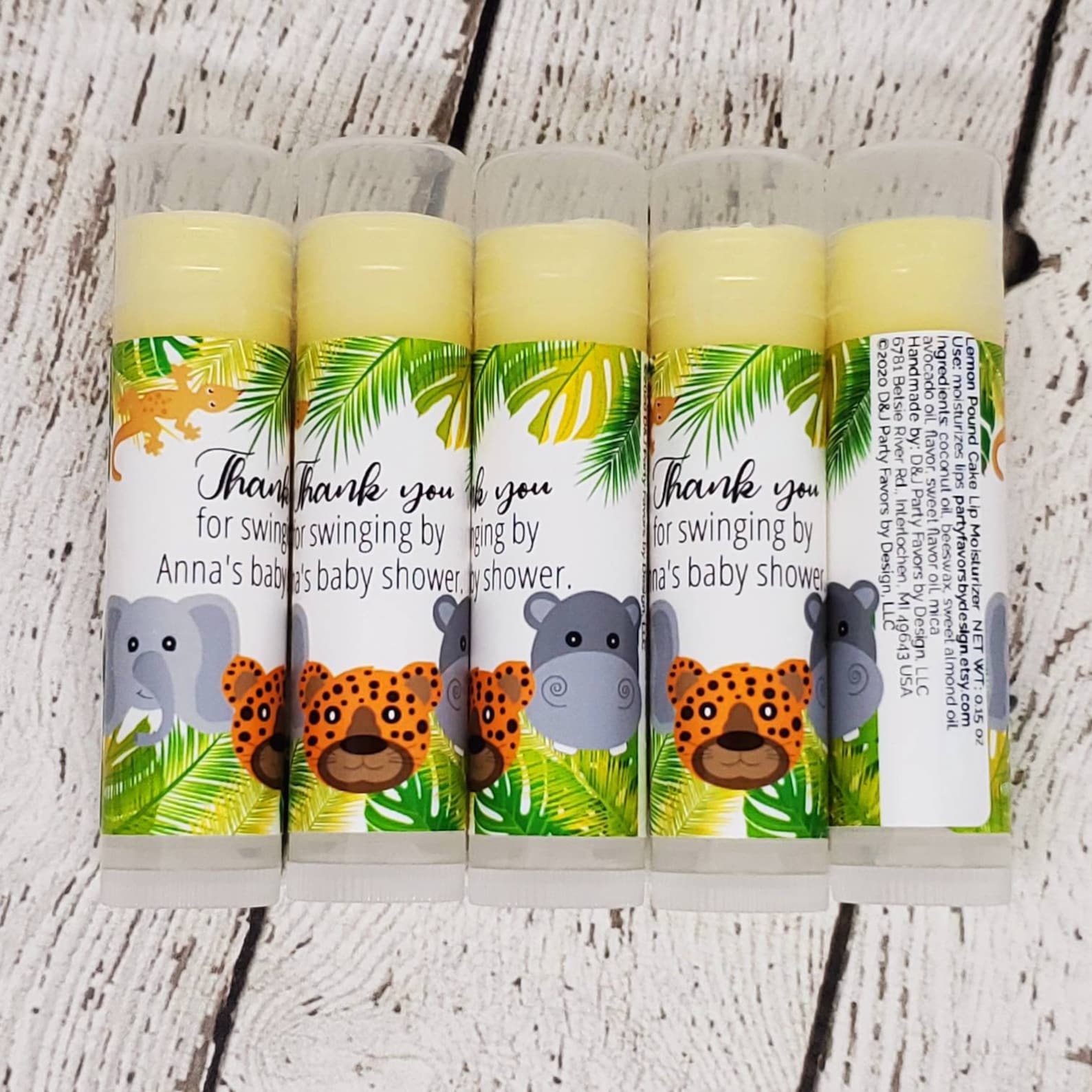 Jungle Baby Shower Favors Safari 1st Birthday Safari Theme Etsy