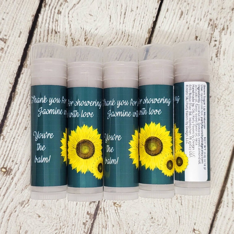 Sunflower Baby Shower Favors Sunflower Birthday Party Favors Etsy