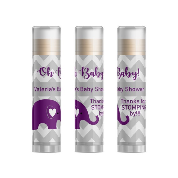 purple baby bottle favors