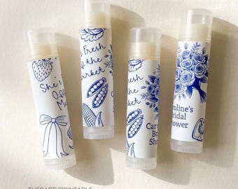 She’s Fresh Off the Market Bridal Shower Party Favors Lip Balm
