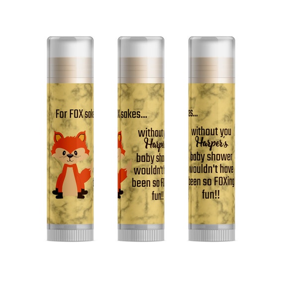 Fox Baby Shower Boy Fox Baby Shower Favors Fox Theme Baby Shower
