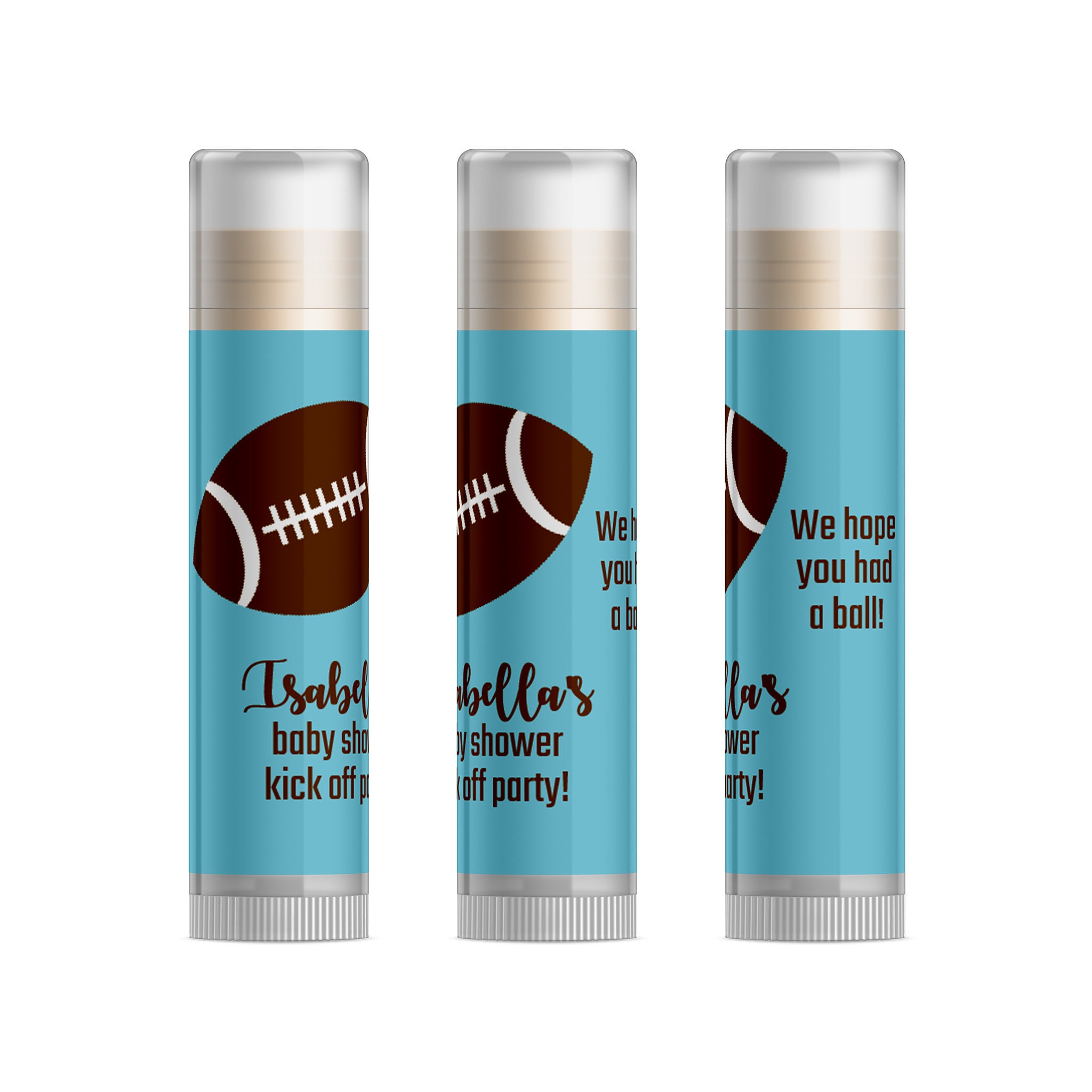 Football Baby Shower Favors Sports Theme Baby Shower Ideas Etsy