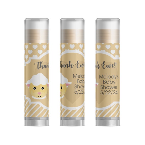 lamb baby shower favors