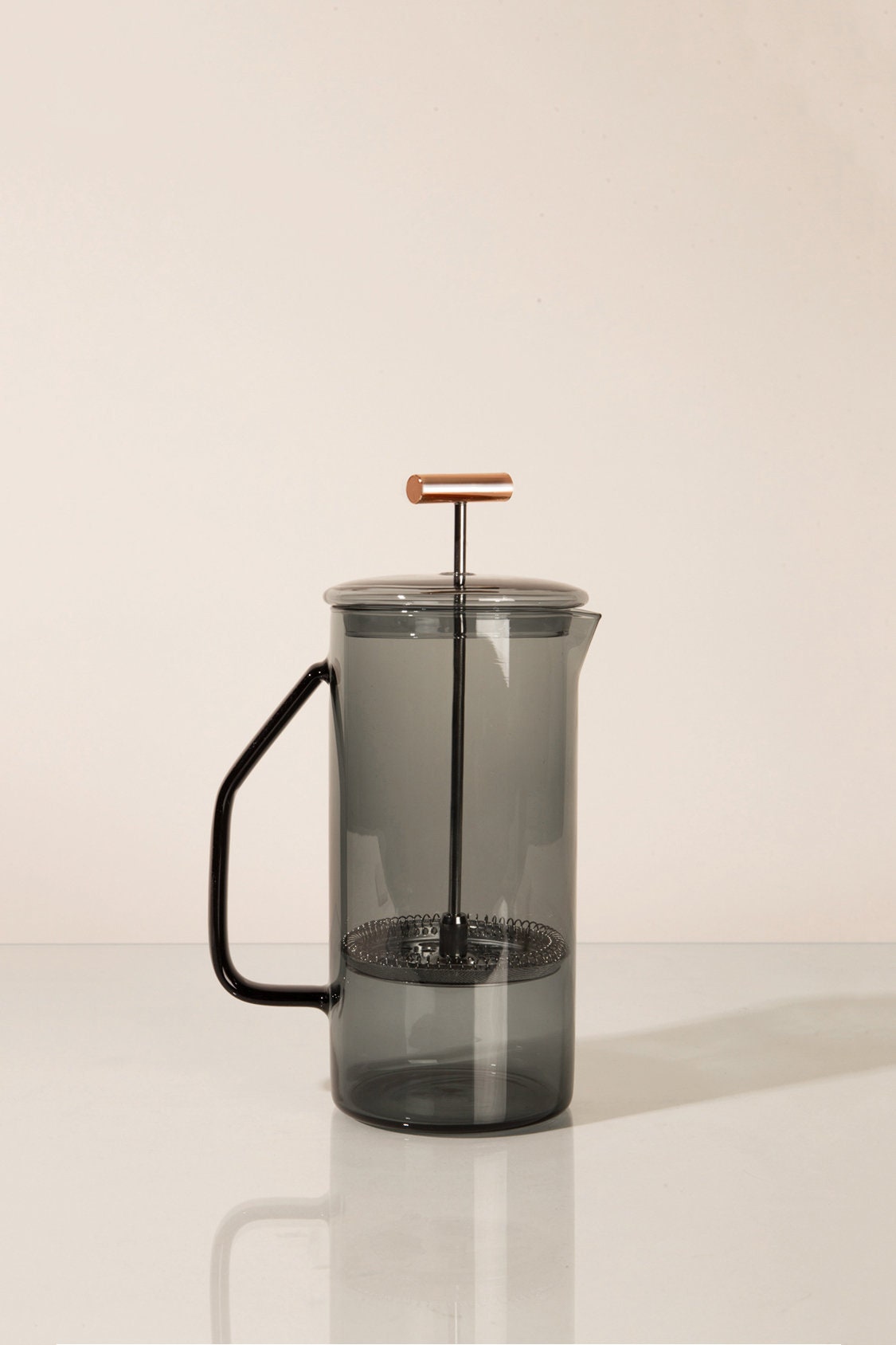 850 mL Glass French Press Gray | Etsy