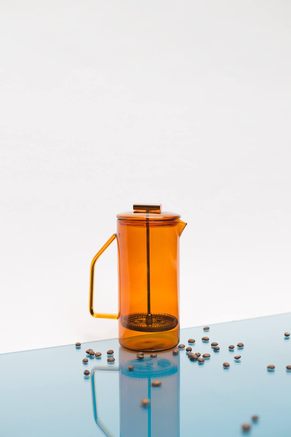 850 Ml Glass French Press Amber Backordered Etsy