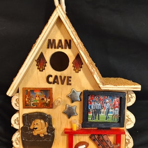Man Cave Winecork Birdhouse