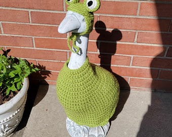 Frosch Veranda Gans Outfit Häkelanleitung, PDF Anleitung zum Download