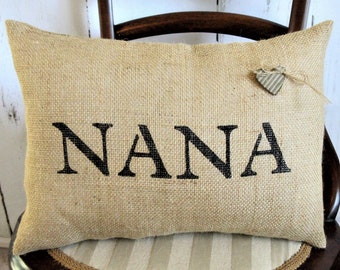 Gift idea for Nana, personalized gift from grand kids, Mother's day gift idea, custom Grandparents pillow, FREE SHIPPING!