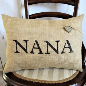 Gift idea for Nana, personalized gift from grand kids, Mother's day gift idea, custom Grandparents pillow, FREE SHIPPING!