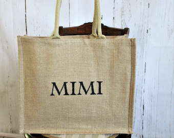 Mimi gift, Mimi tote bag, Personalized tote, Grandparent gifts, Mother's day gift, FREE SHIPPING!
