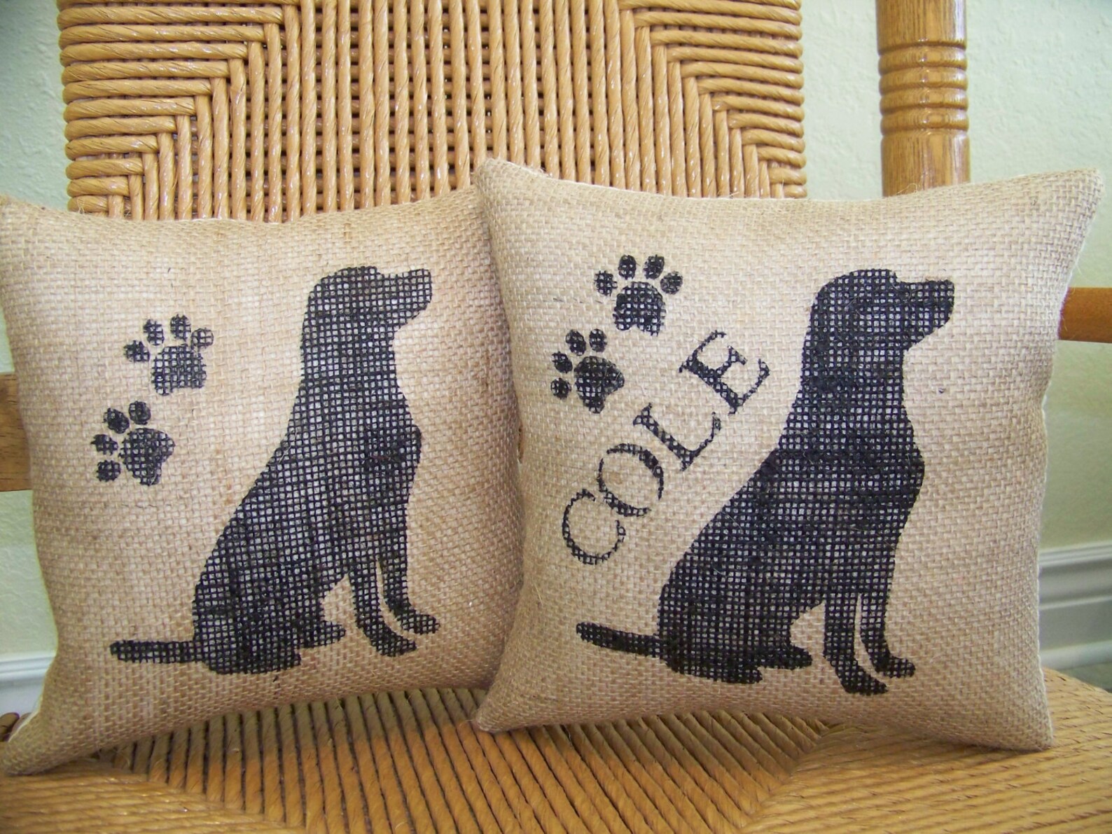 Custom Dog Pillow Labrador Pillow Personalized Dog Pillow Etsy