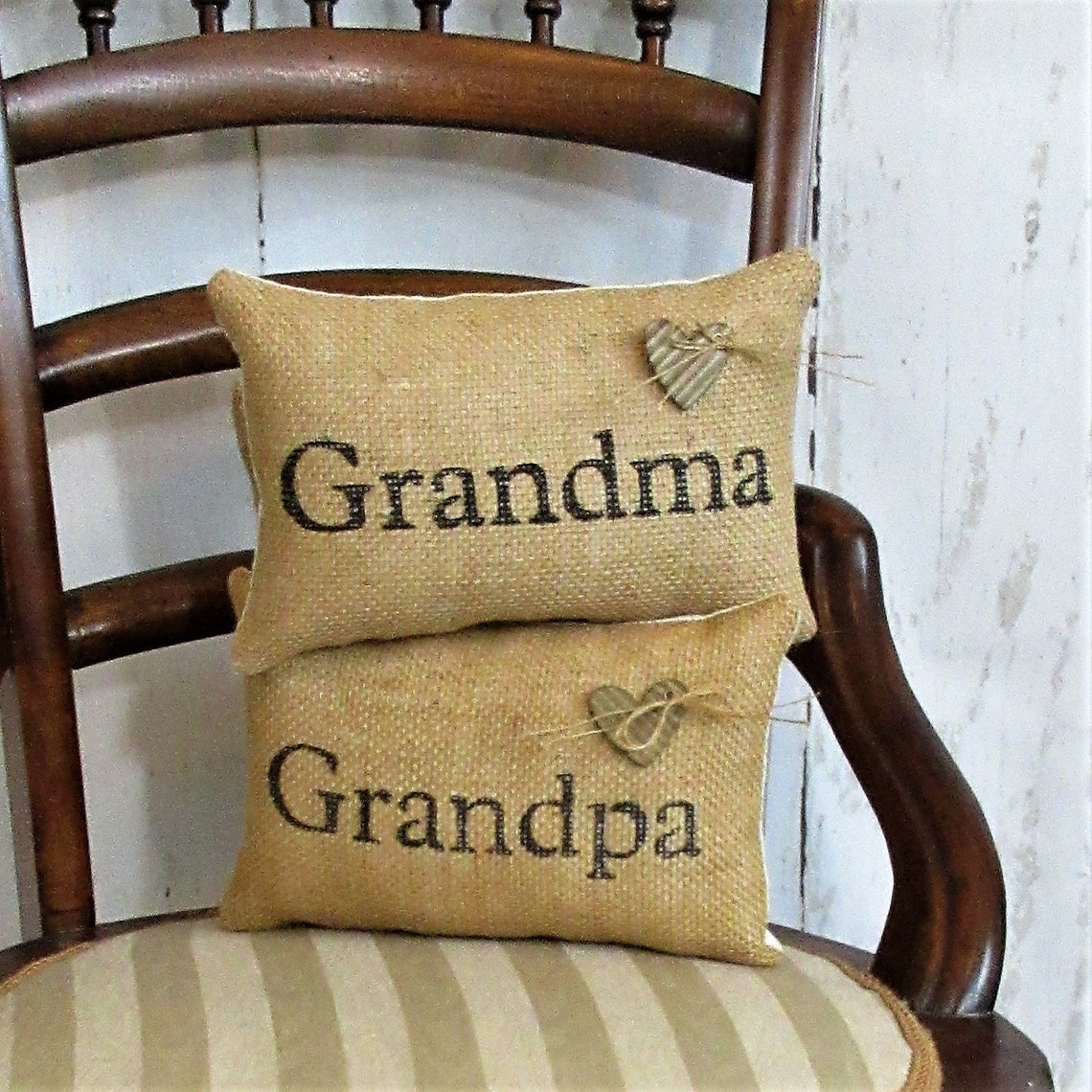 Grandma Pillow Grandpa Pillow Mini Pillow Grandparents Etsy