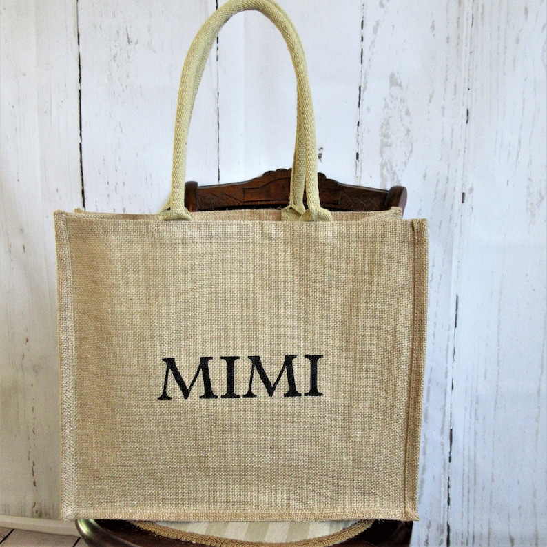 Mimi gift, Mimi tote bag, Personalized tote, Grandparent gifts, Mother's day gift, FREE SHIPPING zdjęcie 1