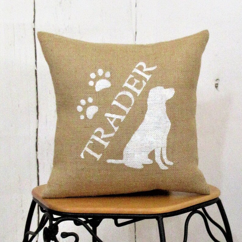 Custom Dog Pillow Labrador Pillow Personalized Dog Pillow Etsy