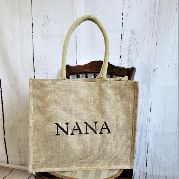 Nana Tote Bag Nana Gift Personalized Tote Mother's Day Etsy