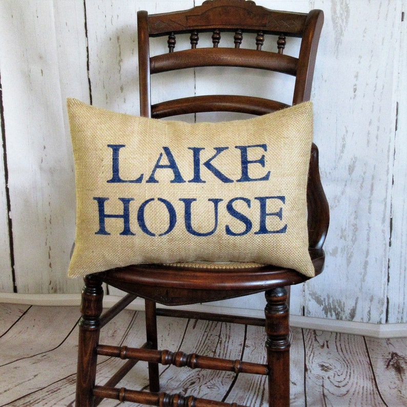 Lake House Pillow Lake House Gift Lake House Decor Cabin Etsy