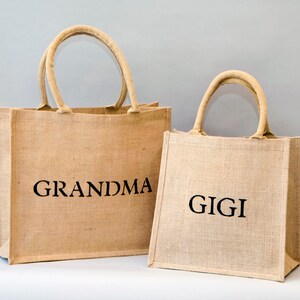 Mimi gift, Mimi tote bag, Personalized tote, Grandparent gifts, Mother's day gift, FREE SHIPPING image 3