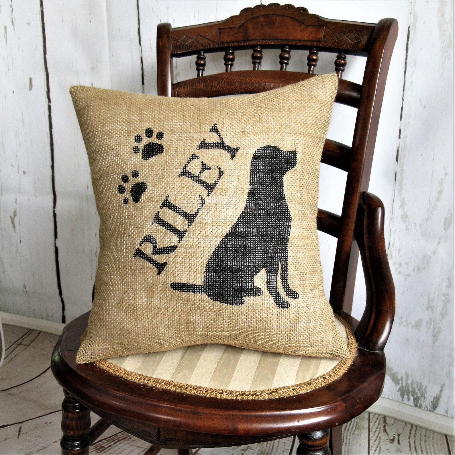 Custom Dog Pillow Labrador Pillow Personalized Dog Pillow Etsy