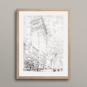 Vintage Architectural Sketch, Antique Drawing, Architecture Study, Modern Abstract Wall Art, Download Digital Artwork, Printable Art #228