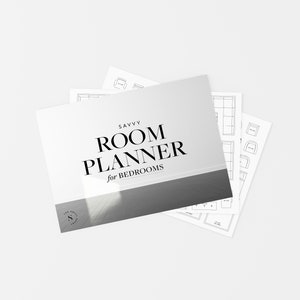 Savvy Room Planner for BEDROOMS Scaled 2D Printable Space Planning Kit For Furniture Placement & Floor Plans Instant Download image 8