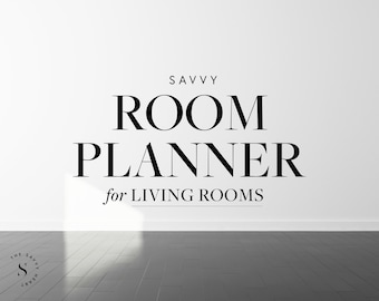 Living Room Planner | Printable Furniture Placement Kit (Instant Download)