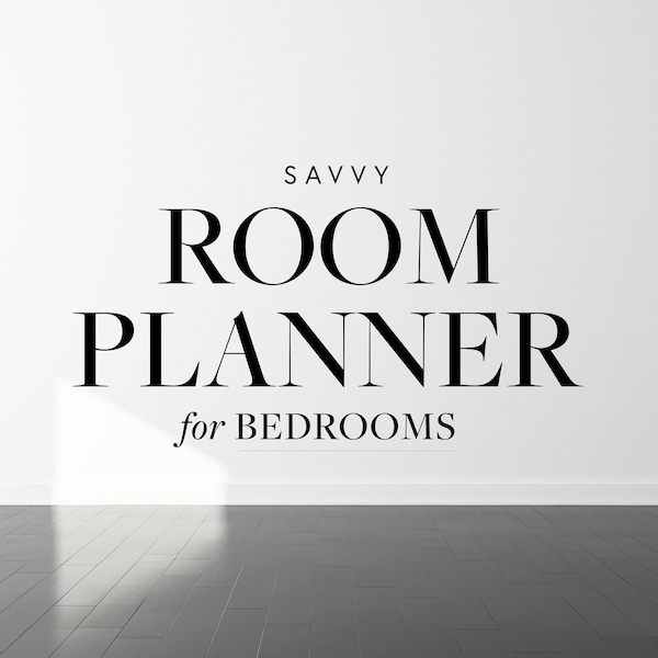 Savvy Room Planner for BEDROOMS | Scaled 2D Printable Space Planning Kit For Furniture Placement & Floor Plans | Instant Download