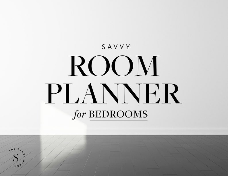 Savvy Room Planner for BEDROOMS Scaled 2D Printable Space Planning Kit For Furniture Placement & Floor Plans Instant Download image 1