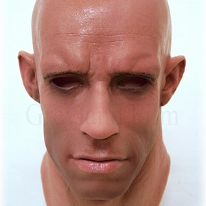 Original latex mask face Greyland Film &quot;STEELMAN&quot; Nr.390