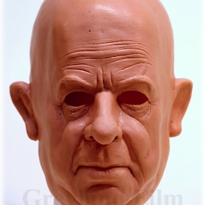 Original latex mask face Greyland Film &quot;PROFESOR&quot; Nr.048