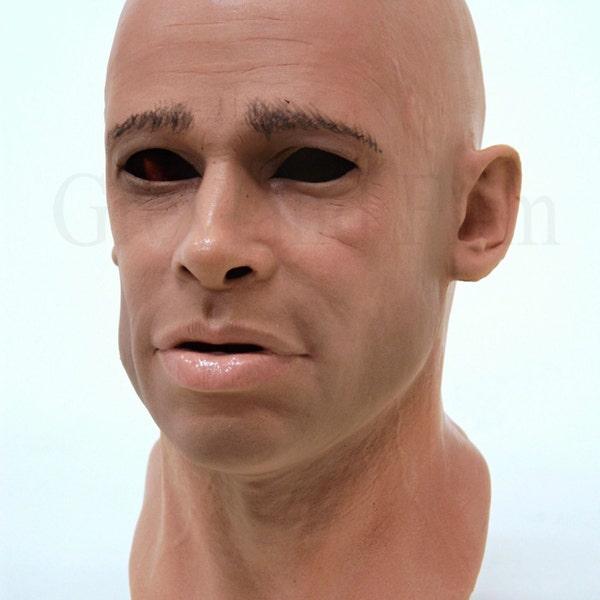 Masque latex original visage Greyland Film "BRAD PITT" Nr.360