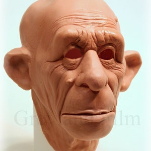 Original latex mask face Greyland Film &quot;OPOCE&quot; Nr.056