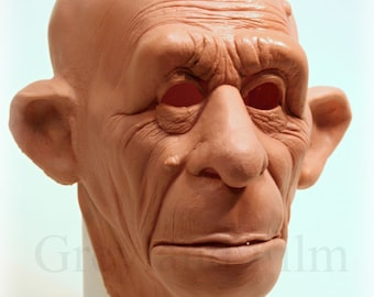Original latex mask face Greyland Film "OPOCE" Nr.056