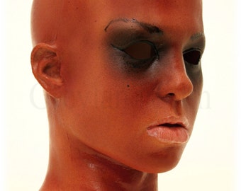 Original latex mask face Greyland Film "BRAZILA" Nr.580